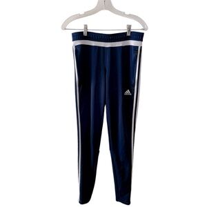 Adidas Training Track Pants Youth Boy Girl Size Small Navy Blue & White